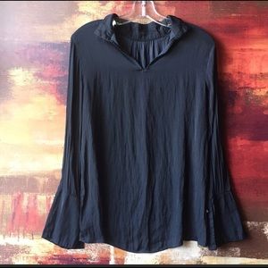 Free People exposed arms Long Sleeve top L